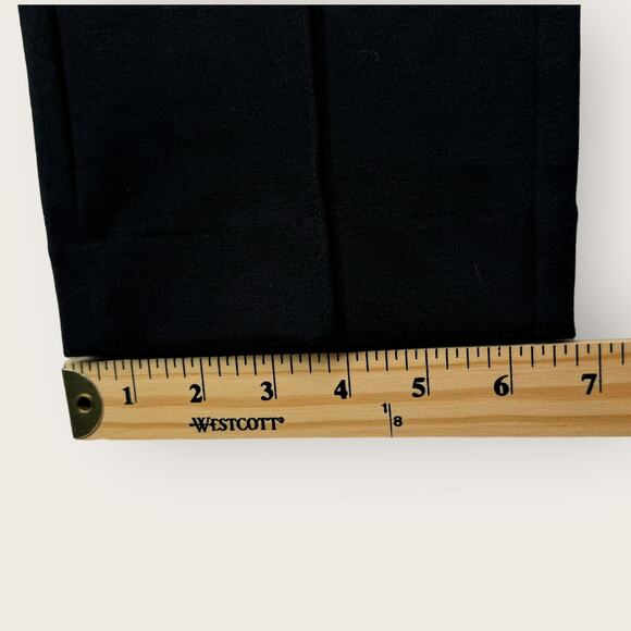Everlane The Dream Pants | Medium | Black Knit Pintuck Tapered Leg Minimalist - Picture 11 of 13